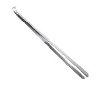 Garneck 1Pc Stainless Steel Shoehorn Ergonomic Footwear Accessory for Easy Shoe Wearing for Households Men Women Elderly and Disabled Durable Silver Tool