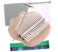 Garneck 1Set Key Kalimba Thumb Piano Portable Musical Instrument for Beginners Compact Finger Piano for Safe Materials Bright Sound present for Music Lovers