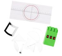 Garneck 1Set Physics Optical Experiment Kit Convex Lens Concave Mirror Triangular Prism for Educational Science Kits for Classroom Laboratory Demonstrations