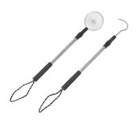 Garneck 1Set Portable Beach Scoop Telescopic Sand Sifter with Detachable Design for Shell Collecting and Sand Filtering for Beach Adventures