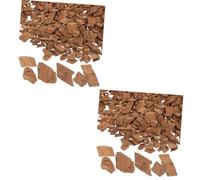 Garneck 2 Packs Medium Toasted French Oak Chips for Wine Making and Whiskey Aging Natural Flavor Enhancer for Homebrew Spirits Improves Red Wine Aroma and Taste