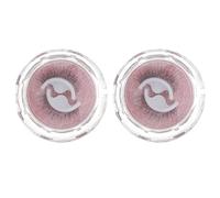 Garneck 2 Pairs Self-Adhesive Fake Eyelashes with Dual Glue Strips, Long Natural-Look Extension Lashes for Women’s Makeup and Party Eye Accessories