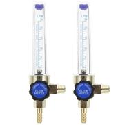 Garneck 2 Pcs Argon Flowmeter Gas Flowmeter with Accurate Measurement and User-friendly Polymer Material, Standard Diameter 1/4pt 0.15mpa 7mm, Portable Argon Gas Meter for Industrial