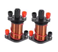 Garneck 2 Pcs Copper Electromagnetic Induction Coils for Physics Teaching Portable Experiment Coils for Magnetism and Electricity Studies Schools and Laboratories