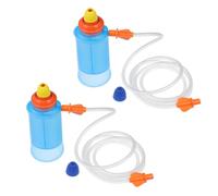 Garneck 2 Pcs Nasal Irrigator Nose Flusher Attachment, Pp Nasal Cavity Cleaning Device, Gentle and Effective Nose Washing Tool and Adults, Home the Go