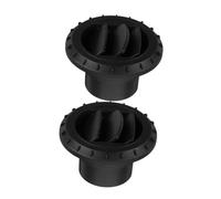 Garneck 2 Pcs Rotatable Air Conditioning Deflector Vent Covers for Car Rv Bus Heat Resistant Plastic Air Duct Outlet Adjustable Direction Durable Parking Heater Pipe Accessories