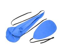 Garneck 2 Pcs Saxophone Strips Lyre Wire Brushes for Cleaning Bass Saxophone Tenor Tuba Tenor Saxophone Alto Saxophone Case Saxophone Stand Clarinet Cleaning Kit Rag Blue Fabric