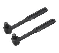 Garneck 2 Pieces Stylus Cleaning Brushes for Record Player Needles Vinyl Record Turntable Needle Cleaning Brush Set Black Small Round Stylus Cleaner Maintenance