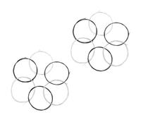 Garneck 2 Sets Classical Guitar Strings Guitar Strings Set C101 Black Nylon Fibre Alloy Easy to Replace