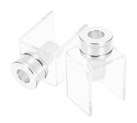 Garneck 2 Sets DIY Silicone Lipstick Mold Holder Single Hole, Including Mouth, Ring, and Stand, Handmade Tool for Home Use