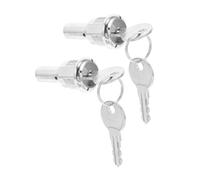 Garneck 2 Sets Replacement Lock and Key for Vending Machines with Sturdy Metal Cylinder, Enhanced Security Anti-theft Mechanism, Suitable for Coin Vending Snack and Candy Dispensers