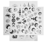 Garneck 2 Sheets Water Soluble Paper Embroidery Stabilizer Bohemian Style Dissolvable Cold Water Soluble Sheet for DIY Handcrafting and Embroidery Projects