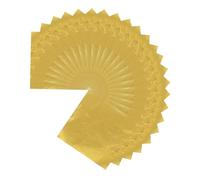 Garneck 200pcs Chocolate Wrappers Aluminum Foil Sheets for Homemade Candy Truffle Cookie Wrapping Food-Grade Packaging Paper with Moisture Barrier Easy-Tear Foil for Party Celebrations and