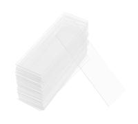 Garneck 200pcs Pre-cleaned Blank Glass Microscope Slides High Transparency for Educational and Clinical Use Consistent Quality Optical Slides for Monocular Binocular Trinocular Microscopes