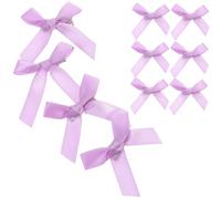 Garneck 20pcs Bow Hair Clips for Women Purple Ribbon Hair Barrettes Decorative Styling Accessories Comfortable Secure Hold for Various Hairstyles