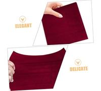 Garneck 20pcs Burgundy Disposable Paper Napkins Soft Two-ply Absorbent Decorative Serviettes for Weddings Parties Kitchen Bathroom and Everyday Use