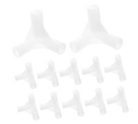 Garneck 20Pcs Canopy Tent Pipe Fittings Connectors for Tent Frame Building Plastic Replacement Parts for Outdoor and Indoor Use Compatible with Garden Supports and Canopy Structures