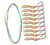 Garneck 20pcs Cats Cradle String Toys Worm Cat Toys for Indoor Play Flexible for Boy Girl