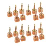 Garneck 20pcs High Heel Replacement Tips Heel Caps U Shape TPU Metal Beige DIY Shoe Repair and Daily Wear for Women