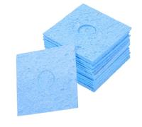Garneck 20pcs High Temperature Soldering Cleaning Sponge Pads Efficient Solder Tip Cleaner for Quick Cleaning Optimal Heat Conductivity for Welding and DIY Projects