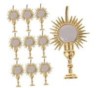Garneck 20pcs Holy Light Decorations for Religious Parties Durable Church Ornaments Unique Bible Cake Toppers Eye Catching Religious Decor for Memorable Celebrations