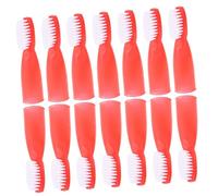 Garneck 20pcs Portable Mini Finger Toothbrush for Oral Care Soft Bristles Designed for Prisons and Detention Centers Cleaning and Enhanced Safety for Secure Environments