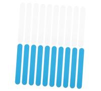 Garneck 20pcs PP Tongue Depressors and Stirring Sticks Practical Disposable Oral Examination Tools for Hospitals and Labs Ergonomic Design with Smooth Surface White and Blue Mix