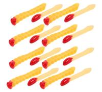 Garneck 20pcs Simulation French Fries Set Ketchup Sauce Fake Fast Food Model for Kitchen Play Food Decoration and Restaurant Photography Props