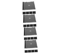 Garneck 20pcs Slim Cd Case Holder Organizer Hard Plastic Storage Box for DVDs Discs Portable Disc Storage Container
