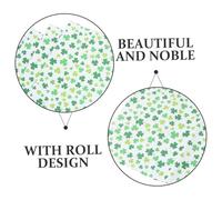Garneck 20pcs St Patrick's Day Wrapping Paper Irish Shamrock Design Sturdy Wrap for Spring Holiday Celebrations Party Decorations and DIY Crafting