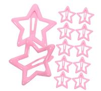 Garneck 20pcs Star Hair Clips for Girls Cute Hair Accessories Small Snap Hairpins