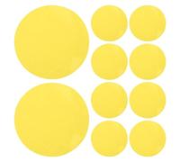 Garneck 20pcs Warm White Converter Sticker 50mm Round Self-Adhesive Lighting Diffuser Film for LED Headlights and Spotlights, DIY Color-Changing Gel Sheet for Home and Studio Lighting