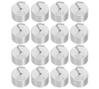 Garneck 20pcs Weights with Double Hooks for Physics Experiments School Labs Science Projects Precision Durability