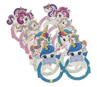 Garneck 24 Pairs Unicorn Theme Party Glasses Funny Birthday Party Eyewear Lightweight Paper Decorations for Celebrations for Adults