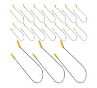 Garneck 24pcs Hot Curler Clips Replacement Kit Electric Curling Roller Clamps for Quick Styling U-shaped Curler Clips for Easy Hair Fixation