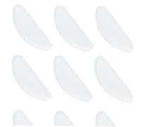 Garneck 25 Pairs Transparent Silicone Nose Pads for Glasses Self Adhesive Non Slip Thin Eyeglass Nose Cushions for Sunglasses Spectacles Plastic and Optical Frames