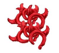 Garneck 25Pcs Halloween Balloon Party Supplies Inflatable Devil Horn Headbands for Festive Decorations for Halloween Cosplay and Celebrations