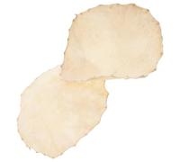 Garneck 2pcs 30cm African Drum Covers, Buffalo Leather Drum Replacement Heads, round Skin for Djembe and Percussion Instruments