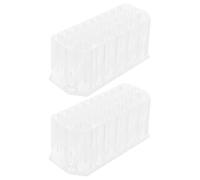 Garneck 2pcs Acrylic Nail Art Brush Organizer Stand with 26 Slots, Nail Storage Pen Holder for Makeup Studio and Dresser, Gel Brush Holder for Manicure Tools