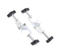 Garneck 2pcs Adjustable Boss Head Clamp Bracket Right Angle Iron Stand Holders for Chemistry Laboratory School Use