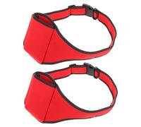 Garneck 2pcs Adjustable Mic Waist Pack for Fitness Instructors Durable Running Pouch with Ample Storage for Microphone Transmitter Keys Phone for Speaking and Theatre Use