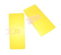 Garneck 2pcs Anti-glare Visor Extenders for Car Windshield Yellow Night Driving Shield Clips Easy Install Sun Glare Reduction Attachments for Safer Comfortable Automobile Visibility