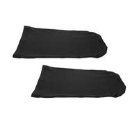 Garneck 2pcs Black Loc Cap Elastic Dread Durag Tube Full Coverage Breathable Spandex Fabric Street Style Head Wrap Keeps Scalp Cool Comfortable for Dancing and Daily Wear