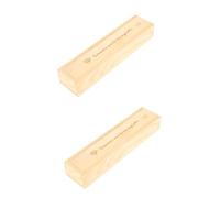 Garneck 2pcs Box Lidded Pregnancy Test Case Keepsake Box for Female Wooden Design for Pregnant Woman Announcement