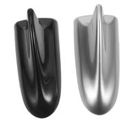 Garneck 2pcs Car Shark Fin Antenna Roof Decor Replacement Covers Car Roof Spoiler Styling Accessories for Enhanced Vehicle Appearance