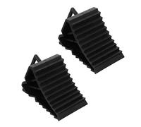 Garneck 2pcs Car Wheel Chock Tire Slip Device for Caravan Trailer Auto Tire Chocks Wheel Stopper for Safe Parking