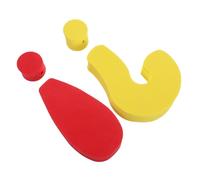 Garneck 2pcs Cartoon Car Antenna Toppers for Suvs Trucks Weatherproof Auto Roof Decorations Easy Tool Installation Funny Yellow Question Mark Red Symbol