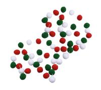 Garneck 2pcs Colorful Pom Pom Ball Pendant Hanging Decor Nordic Style Felt Ball Garland for Christmas Tree Window Party Home and Office Decoration
