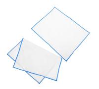 Garneck 2pcs Cotton Gauze Flute Cloth Soft White Flute Interior Maintenance Cloth Wide Compatibility Effective Removal of Dirt and Moisture for Daily Interior Care