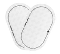 Garneck 2pcs Double Kick Drum Patch White Pte Material Drum Skin Protector Washable Never Lose Shape Sticker